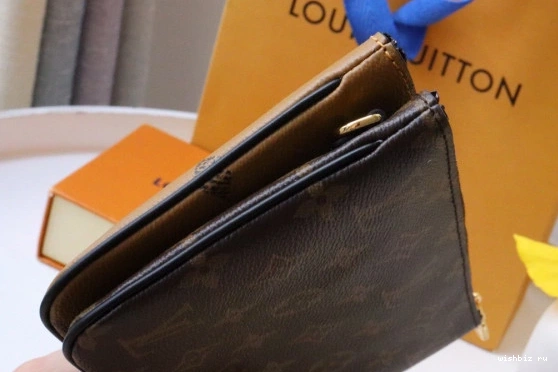 WIS ZIP LOUIS DOUBLE POCHETTE VUITTON 1124
